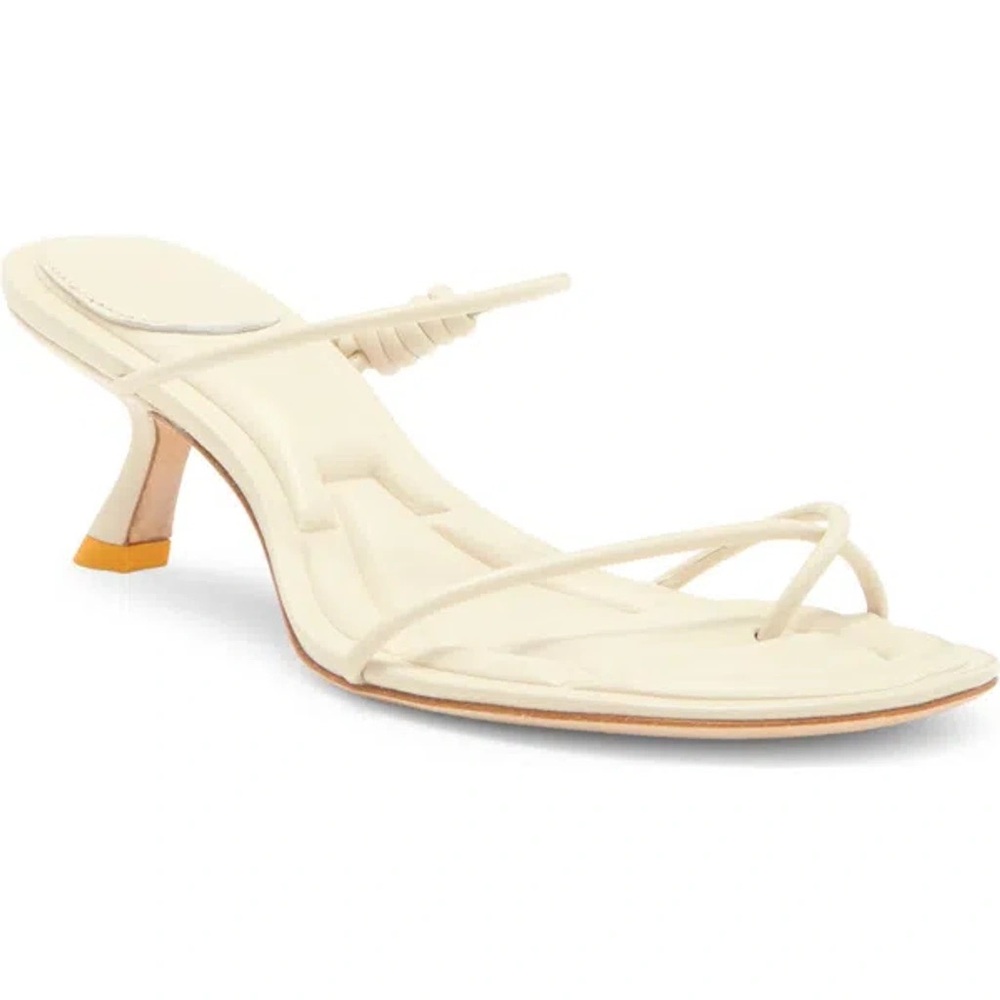 Oncept ivory leather Sydney sandals heels